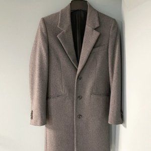 ASOS men's wool mix in gray coat